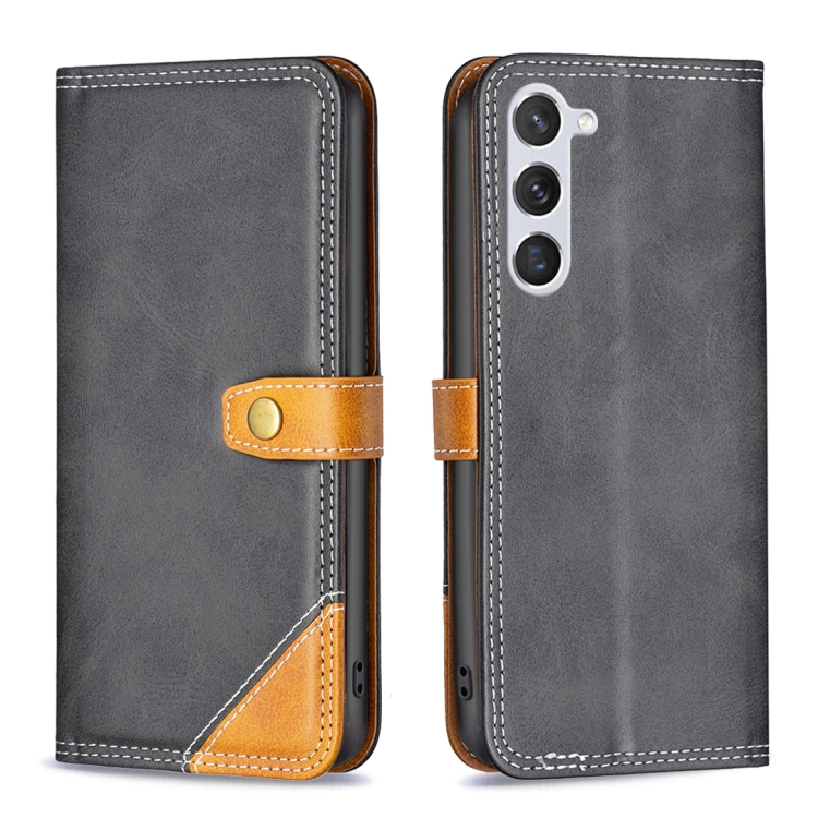 For Samsung Galaxy S23 5G Color Matching Double Sewing Thread Leather Phone Case(Black)
For Samsung Galaxy S23 5G Color Matching Double Sewing Thread Leather Phone Case(Black)