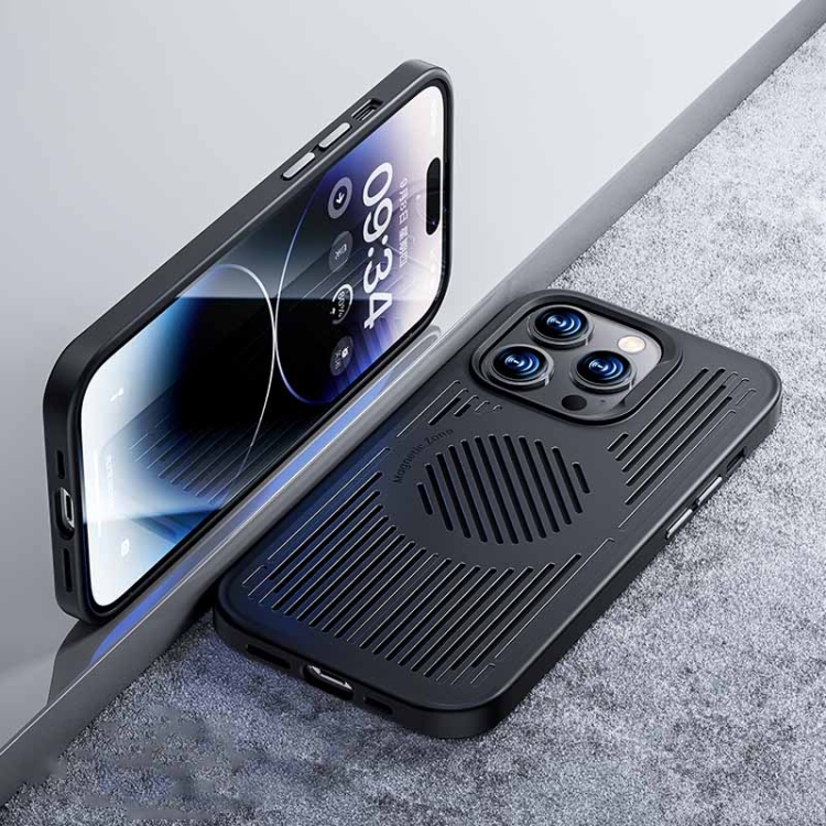 For iPhone 14 Pro Benks Ice Armor MagSafe Magnetic Cooling Phone Case(Black)
For iPhone 14 Pro Benks Ice Armor MagSafe Magnetic Cooling Phone Case(Black)