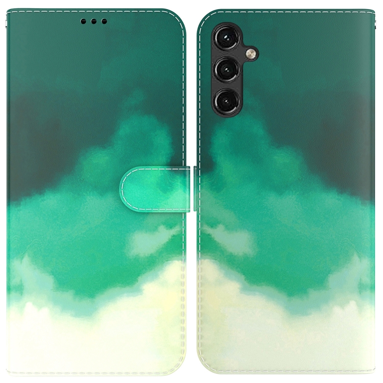 For Samsung Galaxy A14 5G Watercolor Pattern Flip Leather Phone Case(Cyan Green)
For Samsung Galaxy A14 5G Watercolor Pattern Flip Leather Phone Case(Cyan Green)