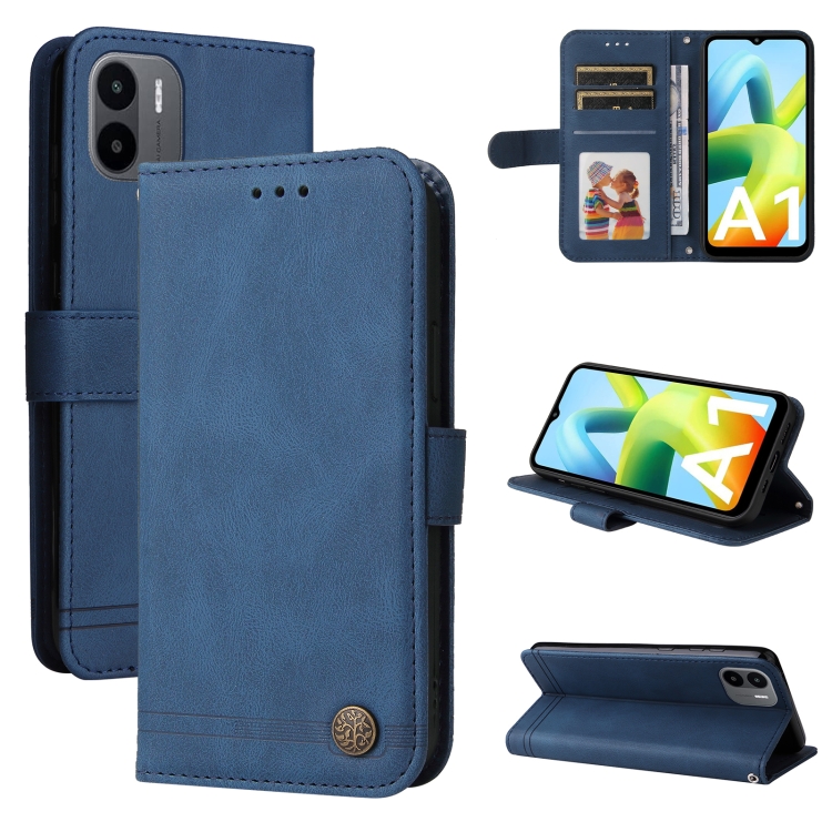 For Xiaomi Redmi A1 4G Skin Feel Life Tree Metal Button Leather Phone Case(Blue)
For Xiaomi Redmi A1 4G Skin Feel Life Tree Metal Button Leather Phone Case(Blue)