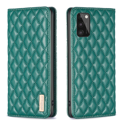 For Samsung Galaxy A41 Diamond Lattice Magnetic Leather Flip Phone Case(Green)
For Samsung Galaxy A41 Diamond Lattice Magnetic Leather Flip Phone Case(Green)