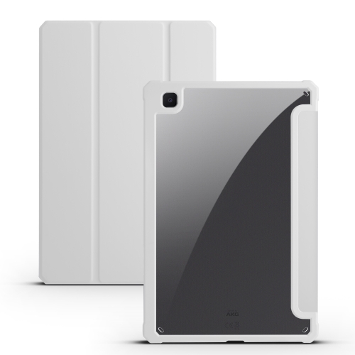 For Samsung Galaxy Tab S6 Lite Acrylic 3-folding Smart Leather Tablet Case (White)
For Samsung Galaxy Tab S6 Lite Acrylic 3-folding Smart Leather Tablet Case (White)