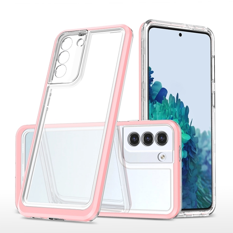 For Samsung Galaxy S23+ 5G Bright Series Clear Acrylic + PC + TPU Phone Case(Pink)
For Samsung Galaxy S23+ 5G Bright Series Clear Acrylic + PC + TPU Phone Case(Pink)