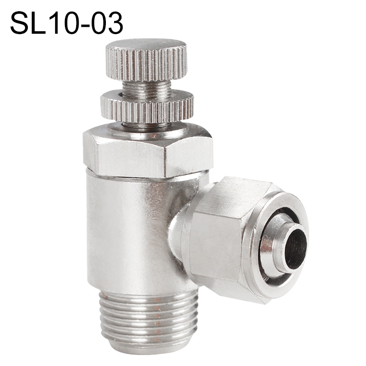 SL10-03 LAIZE Nickel Plated Copper Trachea Quick Fitting Throttle Valve Lock Female Connector 
SL10-03 LAIZE Nickel Plated Copper Trachea Quick Fitting Throttle Valve Lock Female Connector