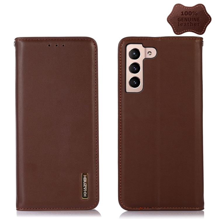 For Samsung Galaxy S23 5G KHAZNEH Nappa Top Layer Cowhide Leather Phone Case(Brown)
For Samsung Galaxy S23 5G KHAZNEH Nappa Top Layer Cowhide Leather Phone Case(Brown)