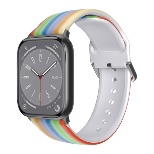 Breathable TPU Watch Band For Apple Watch Series 8&7 41mm / SE 2&6&SE&5&4 40mm / 3&2&1 38mm(Rainbow)
Breathable TPU Watch Band For Apple Watch Series 8&7 41mm / SE 2&6&SE&5&4 40mm / 3&2&1 38mm(Rainbow)