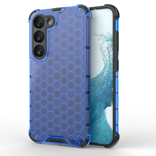 For Samsung Galaxy S23 5G Shockproof Honeycomb PC + TPU Protective Phone Case(Blue)
For Samsung Galaxy S23 5G Shockproof Honeycomb PC + TPU Protective Phone Case(Blue)