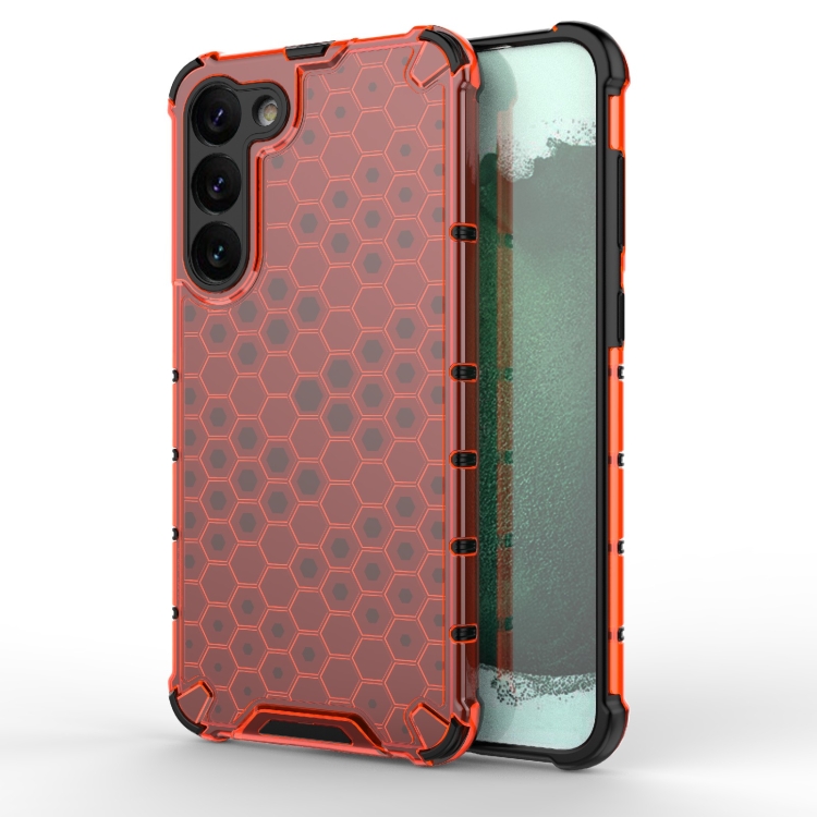 For Samsung Galaxy S23+ 5G Shockproof Honeycomb PC + TPU Protective Phone Case(Red)
For Samsung Galaxy S23+ 5G Shockproof Honeycomb PC + TPU Protective Phone Case(Red)