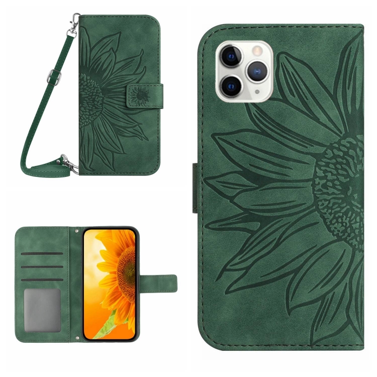 For iPhone 11 Pro Skin Feel Sun Flower Pattern Flip Leather Phone Case with Lanyard(Green)
For iPhone 11 Pro Skin Feel Sun Flower Pattern Flip Leather Phone Case with Lanyard(Green)