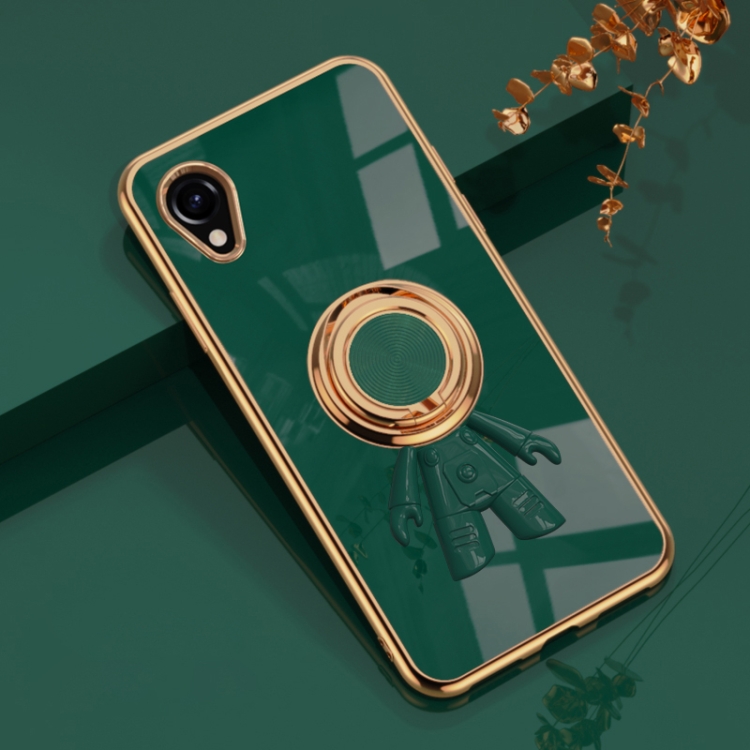 For Samsung Galaxy A23e JP Version 6D Plating Astronaut Ring Kickstand Phone Case(Night Green)
For Samsung Galaxy A23e JP Version 6D Plating Astronaut Ring Kickstand Phone Case(Night Green)