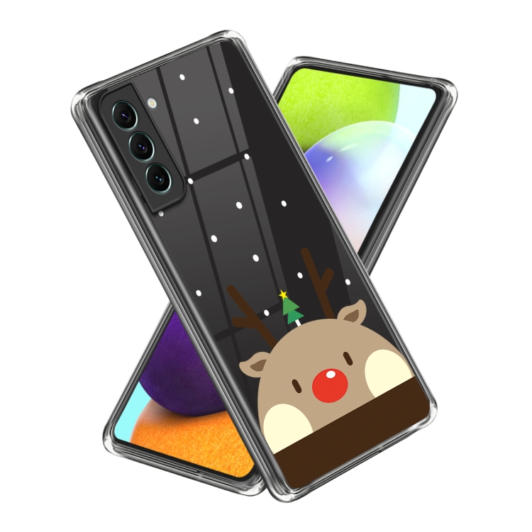For Samsung Galaxy S22+ 5G Christmas Patterned Clear TPU Phone Cover Case(Big Face Elk)
For Samsung Galaxy S22+ 5G Christmas Patterned Clear TPU Phone Cover Case(Big Face Elk)