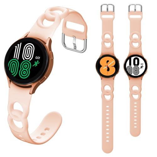 For Samsung Galaxy Watch 5 40mm / 44mm Hollowed Double Loop Silicone Watch Band(Pink)
For Samsung Galaxy Watch 5 40mm / 44mm Hollowed Double Loop Silicone Watch Band(Pink)