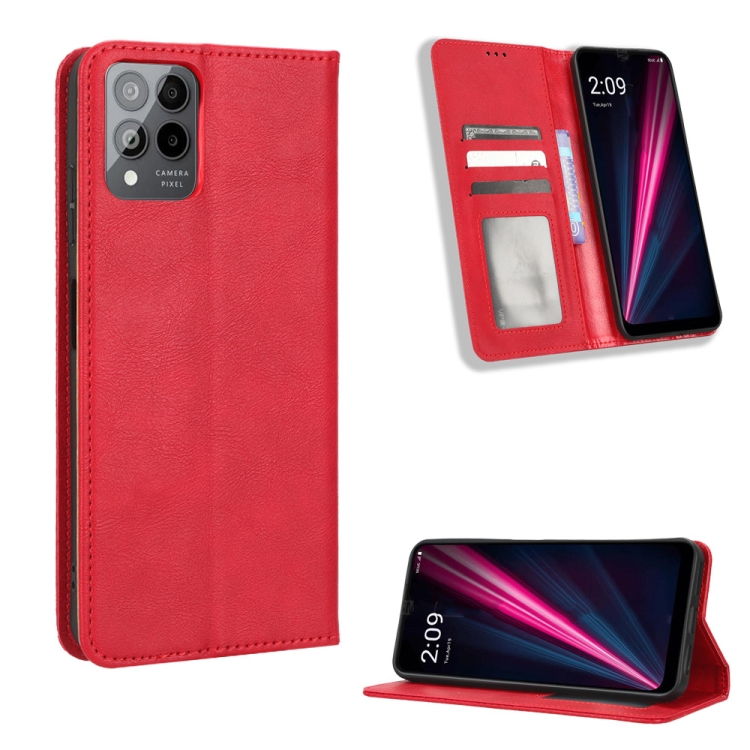 For T-Mobile REVVL 6 Pro 5G Magnetic Buckle Retro Texture Leather Phone Case(Red)
For T-Mobile REVVL 6 Pro 5G Magnetic Buckle Retro Texture Leather Phone Case(Red)