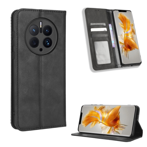 For Huawei Mate 50 Pro Magnetic Buckle Retro Texture Leather Phone Case(Black)
For Huawei Mate 50 Pro Magnetic Buckle Retro Texture Leather Phone Case(Black)