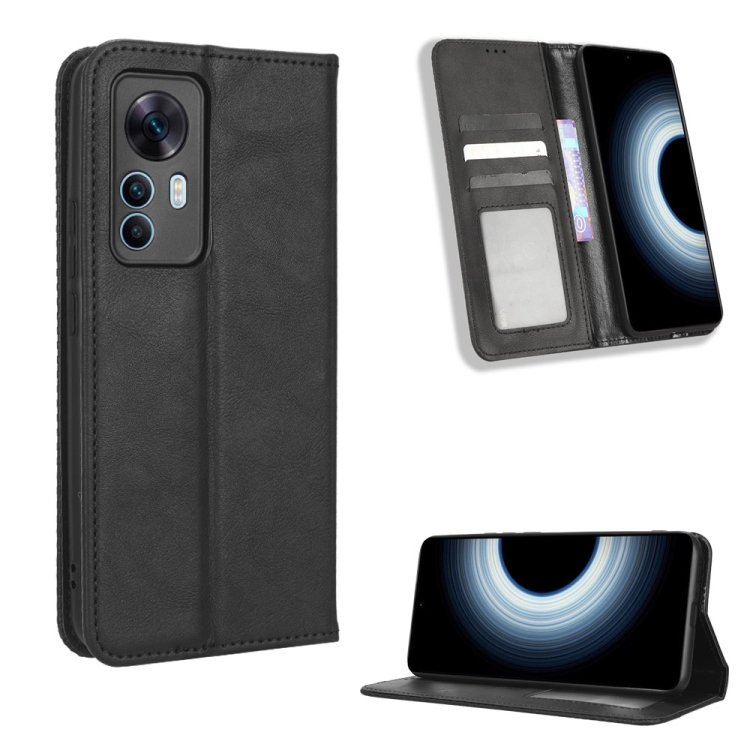 For Xiaomi 12T / Redmi K50 Ultra Magnetic Buckle Retro Texture Leather Phone Case(Black)
For Xiaomi 12T / Redmi K50 Ultra Magnetic Buckle Retro Texture Leather Phone Case(Black)