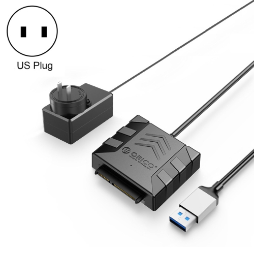 

ORICO UTS1 USB 3.0 2.5-inch SATA HDD Adapter with 12V 2A Power Adapter, Cable Length:0.3m(US Plug)