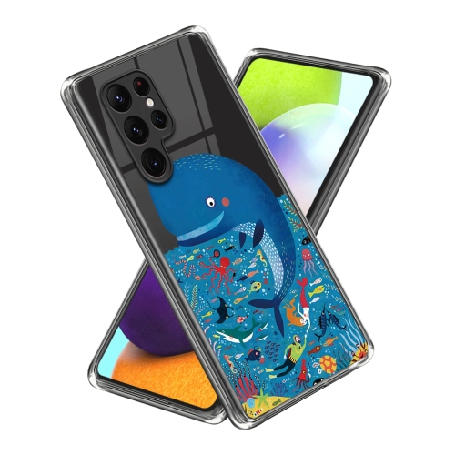 For Samsung Galaxy S23 Ultra 5G Colored Drawing Clear TPU Phone Protective Case(Underwater World)
For Samsung Galaxy S23 Ultra 5G Colored Drawing Clear TPU Phone Protective Case(Underwater World)