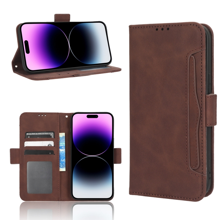 For iPhone 14 Pro Skin Feel Calf Texture Card Slots Leather Phone Case(Brown)
For iPhone 14 Pro Skin Feel Calf Texture Card Slots Leather Phone Case(Brown)