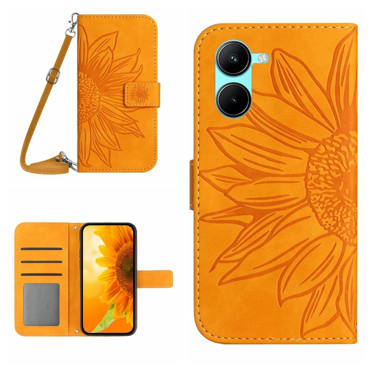 For Realme 10 5G Skin Feel Sun Flower Pattern Flip Leather Phone Case with Lanyard(Yellow)
For Realme 10 5G Skin Feel Sun Flower Pattern Flip Leather Phone Case with Lanyard(Yellow)