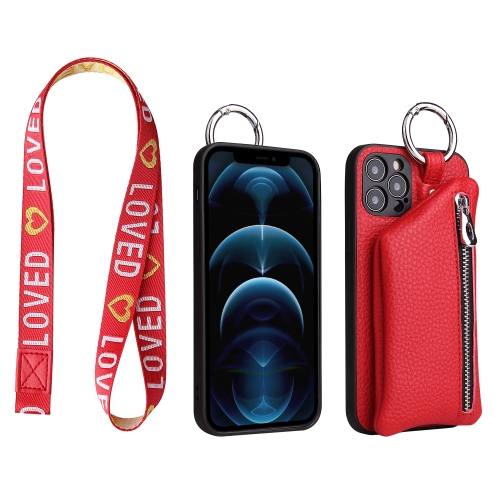 For iPhone 14 Plus Detachable Zippered Coin Purse Phone Case with Lanyard(Red)
For iPhone 14 Plus Detachable Zippered Coin Purse Phone Case with Lanyard(Red)