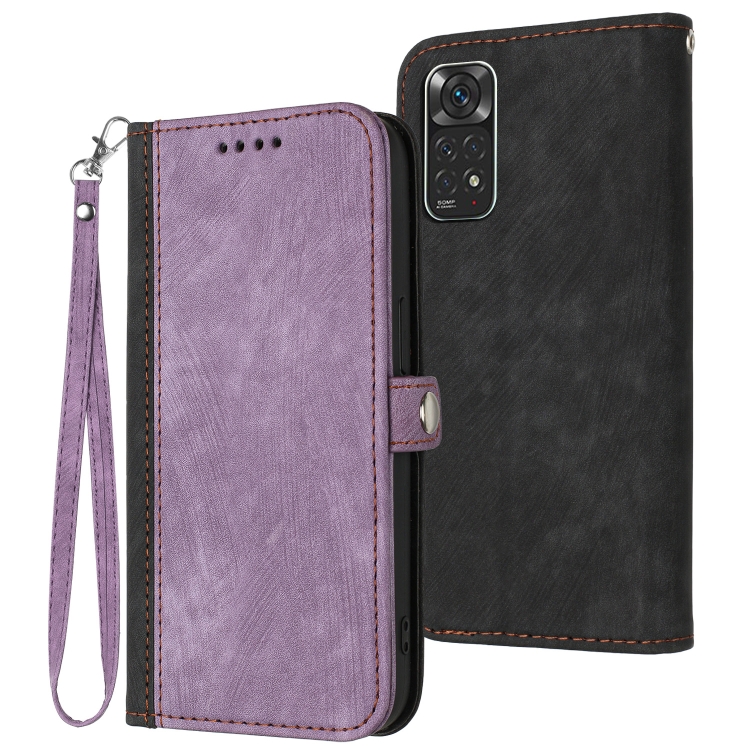 For Xiaomi Redmi Note 11 4G Side Buckle Double Fold Hand Strap Leather Phone Case(Purple)
For Xiaomi Redmi Note 11 4G Side Buckle Double Fold Hand Strap Leather Phone Case(Purple)