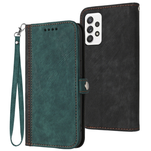 For Samsung Galaxy A23 4G Side Buckle Double Fold Hand Strap Leather Phone Case(Dark Green)
For Samsung Galaxy A23 4G Side Buckle Double Fold Hand Strap Leather Phone Case(Dark Green)