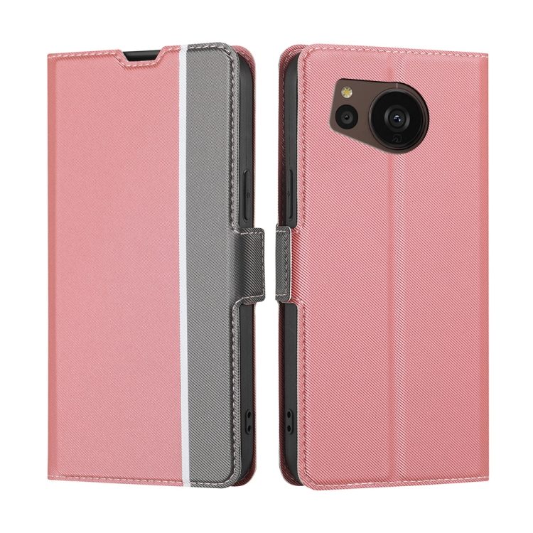 For Sharp Aquos sense7 Plus Twill Texture Side Buckle Leather Phone Case(Pink)
For Sharp Aquos sense7 Plus Twill Texture Side Buckle Leather Phone Case(Pink)
