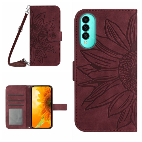 For Wiko T50 Skin Feel Sun Flower Pattern Flip Leather Phone Case with Lanyard(Wine Red)
For Wiko T50 Skin Feel Sun Flower Pattern Flip Leather Phone Case with Lanyard(Wine Red)