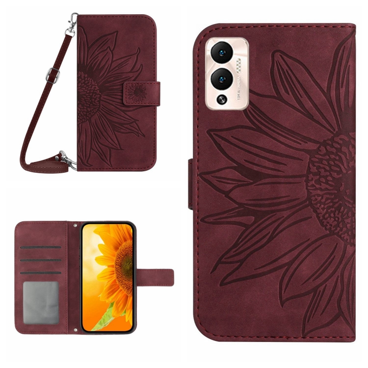 For Infinix Hot 12 Play Skin Feel Sun Flower Pattern Flip Leather Phone Case with Lanyard(Wine Red)
For Infinix Hot 12 Play Skin Feel Sun Flower Pattern Flip Leather Phone Case with Lanyard(Wine Red)