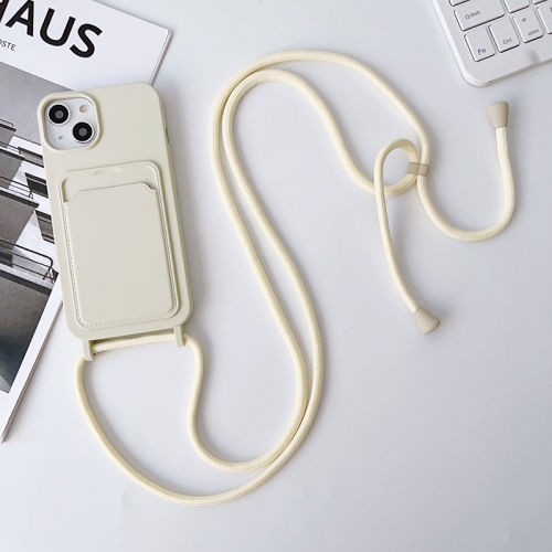 For iPhone 13 Crossbody Lanyard Elastic Silicone Card Holder Phone Case(White)
For iPhone 13 Crossbody Lanyard Elastic Silicone Card Holder Phone Case(White)