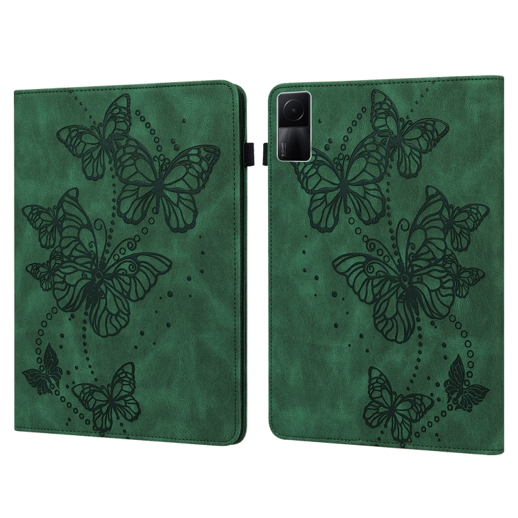 For Xiaomi Redmi Pad 10.61 Embossed Butterfly Pattern Leather Tablet Case(Green)
For Xiaomi Redmi Pad 10.61 Embossed Butterfly Pattern Leather Tablet Case(Green)