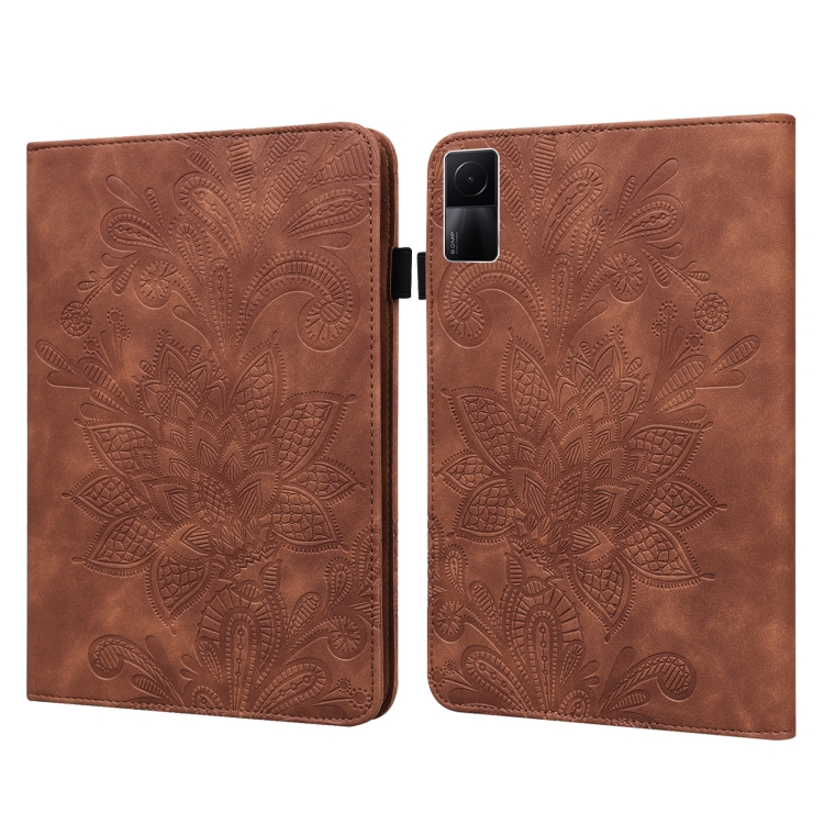 For Xiaomi Redmi Pad 10.61 Lace Flower Embossing Pattern Leather Tablet Case(Brown)
For Xiaomi Redmi Pad 10.61 Lace Flower Embossing Pattern Leather Tablet Case(Brown)