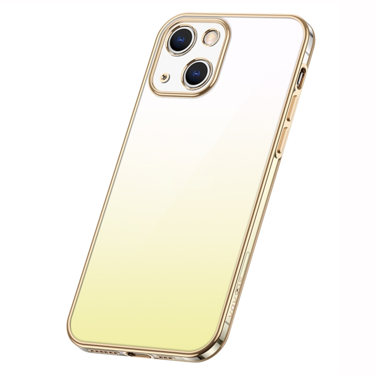 For iPhone 14 SULADA Iridescence Series Plating Transparent Gradient Phone Case(Gold)
For iPhone 14 SULADA Iridescence Series Plating Transparent Gradient Phone Case(Gold)