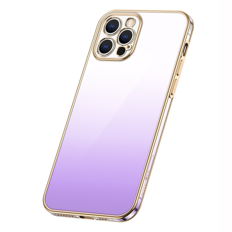 For iPhone 14 Pro Max SULADA Iridescence Series Plating Transparent Gradient Phone Case(Purple)
For iPhone 14 Pro Max SULADA Iridescence Series Plating Transparent Gradient Phone Case(Purple)