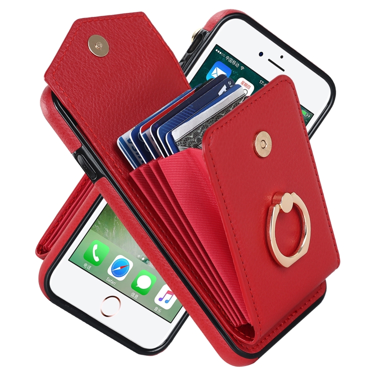 For iPhone SE 2022 / SE 2020 / 8 / 7 Anti-theft RFID Card Slot Phone Case(Red)
For iPhone SE 2022 / SE 2020 / 8 / 7 Anti-theft RFID Card Slot Phone Case(Red)