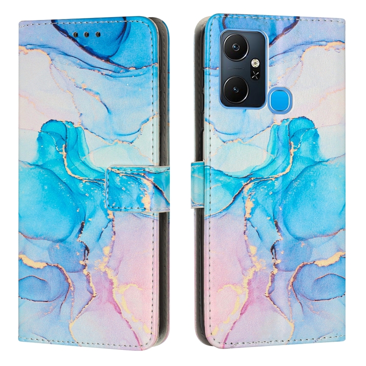 For Infinix Smart 6 Plus Painted Marble Pattern Leather Phone Case(Pink Green)
For Infinix Smart 6 Plus Painted Marble Pattern Leather Phone Case(Pink Green)