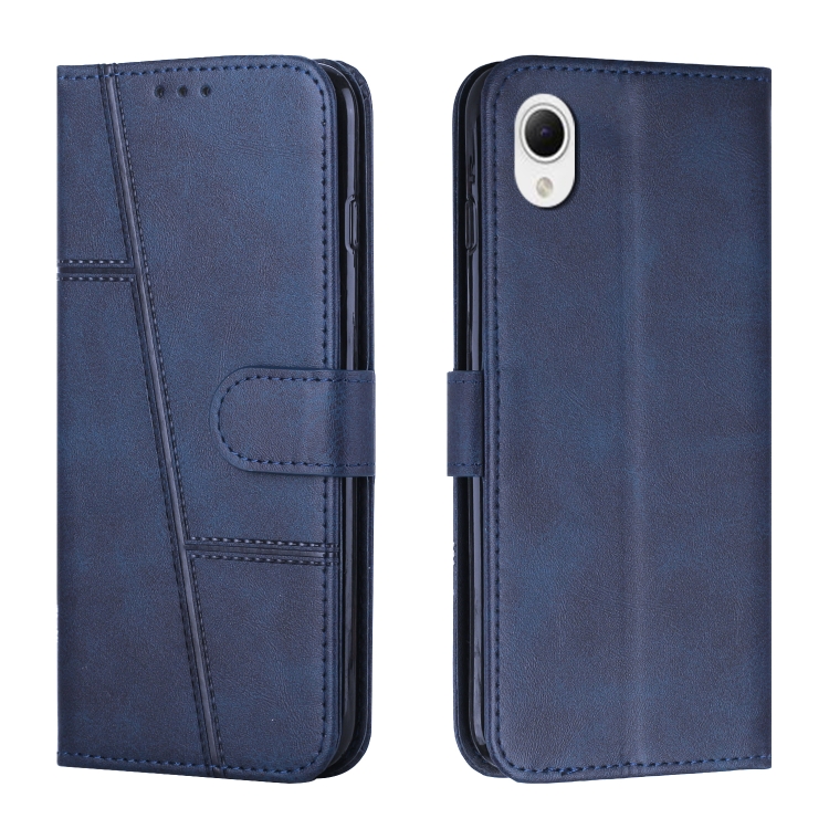 For Samsung Galaxy A23e Stitching Calf Texture Buckle Leather Phone Case(Blue)
For Samsung Galaxy A23e Stitching Calf Texture Buckle Leather Phone Case(Blue)
