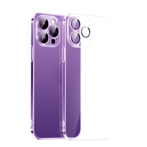 For iPhone 14 Plus Ultra-thin PC Phone Case with Lens Film(Transparent Purple)
For iPhone 14 Plus Ultra-thin PC Phone Case with Lens Film(Transparent Purple)