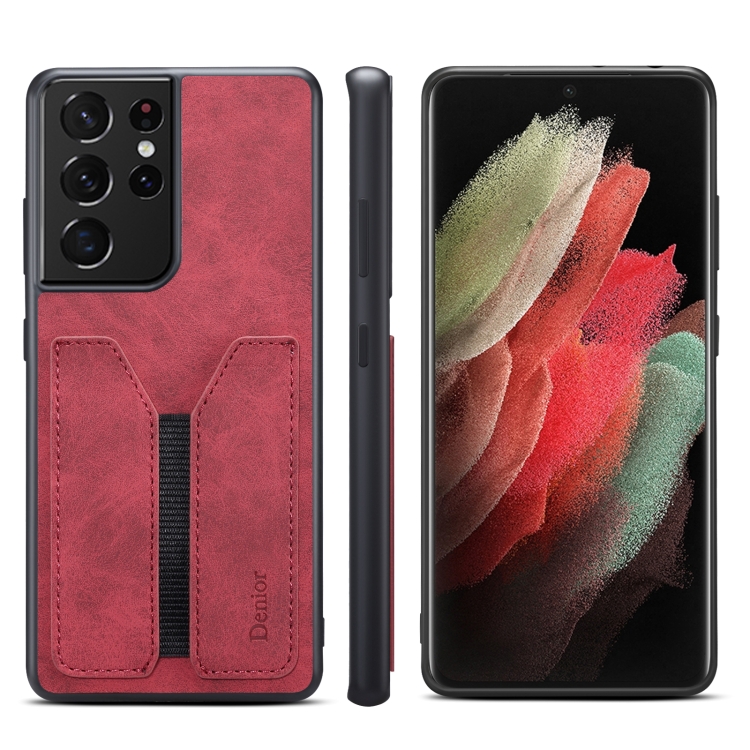 For Samsung Galaxy S21 Ultra 5G Denior DV Elastic Card PU Back Cover Phone Case(Red)
For Samsung Galaxy S21 Ultra 5G Denior DV Elastic Card PU Back Cover Phone Case(Red)