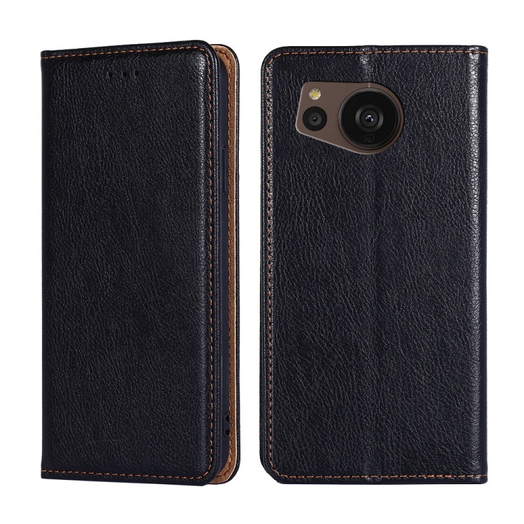 For Sharp Aquos sense7 Plus Gloss Oil Solid Color Magnetic Leather Phone Case(Black)
For Sharp Aquos sense7 Plus Gloss Oil Solid Color Magnetic Leather Phone Case(Black)