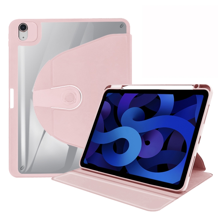 For iPad Pro 12.9 2022 / 2021 / 2020 / 2018 Acrylic 360 Degree Rotation Holder Tablet Leather Case(Baby Pink)
For iPad Pro 12.9 2022 / 2021 / 2020 / 2018 Acrylic 360 Degree Rotation Holder Tablet Leather Case(Baby Pink)