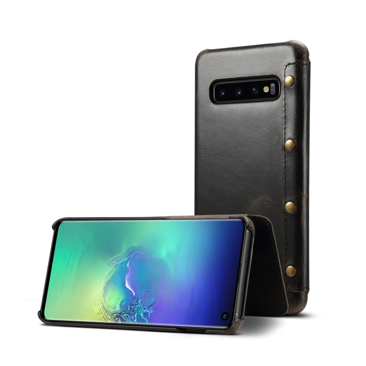 For Samsung Galaxy S10 Denior Oil Wax Top Layer Cowhide Simple Flip Leather Case(Black)
For Samsung Galaxy S10 Denior Oil Wax Top Layer Cowhide Simple Flip Leather Case(Black)