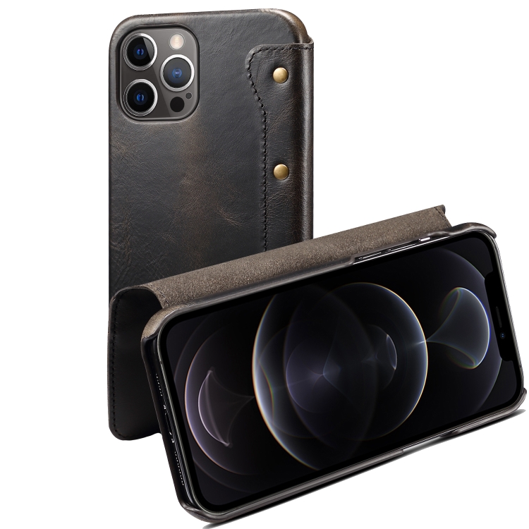 For iPhone 13 Pro Max Denior Oil Wax Top Layer Cowhide Simple Flip Leather Case(Black)
For iPhone 13 Pro Max Denior Oil Wax Top Layer Cowhide Simple Flip Leather Case(Black)
