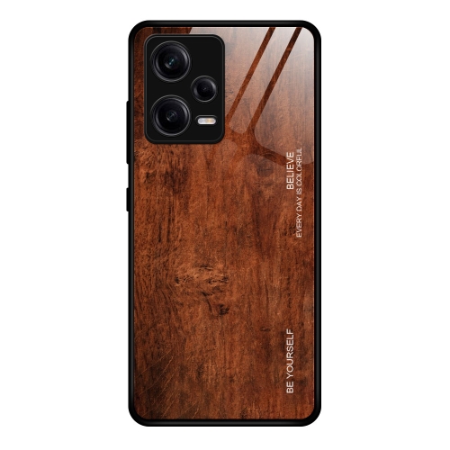 For Xiaomi Redmi Note 12 Pro 5G China Wood Grain Glass TPU Phone Case(Dark Brown)
For Xiaomi Redmi Note 12 Pro 5G China Wood Grain Glass TPU Phone Case(Dark Brown)