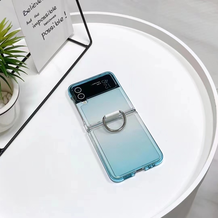 For Samsung Galaxy Z Flip4 5G Gradient Color Ring Holder Fold Phone Case(Gradient Light Blue)
For Samsung Galaxy Z Flip4 5G Gradient Color Ring Holder Fold Phone Case(Gradient Light Blue)