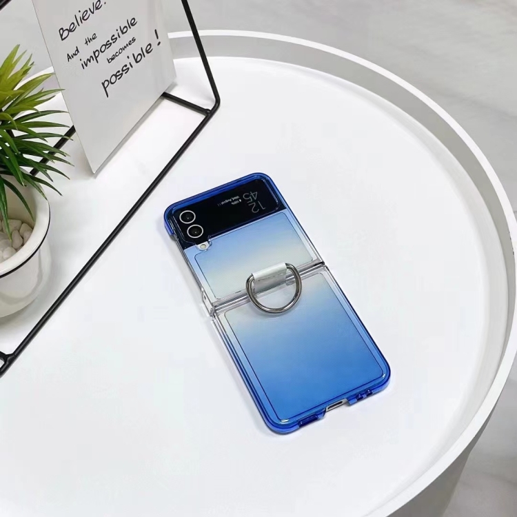 For Samsung Galaxy Z Flip3 5G Gradient Color Ring Holder Fold Phone Case(Gradient Blue)
For Samsung Galaxy Z Flip3 5G Gradient Color Ring Holder Fold Phone Case(Gradient Blue)