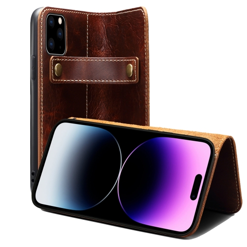For iPhone 14 Pro Denior Oil Wax Cowhide DK Magnetic Button Leather Phone Case(Dark Red)
For iPhone 14 Pro Denior Oil Wax Cowhide DK Magnetic Button Leather Phone Case(Dark Red)