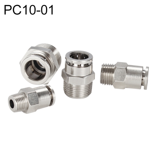 PC10-01 LAIZE Nickel Plated Copper Male Thread Straight Pneumatic Quick Connector
PC10-01 LAIZE Nickel Plated Copper Male Thread Straight Pneumatic Quick Connector