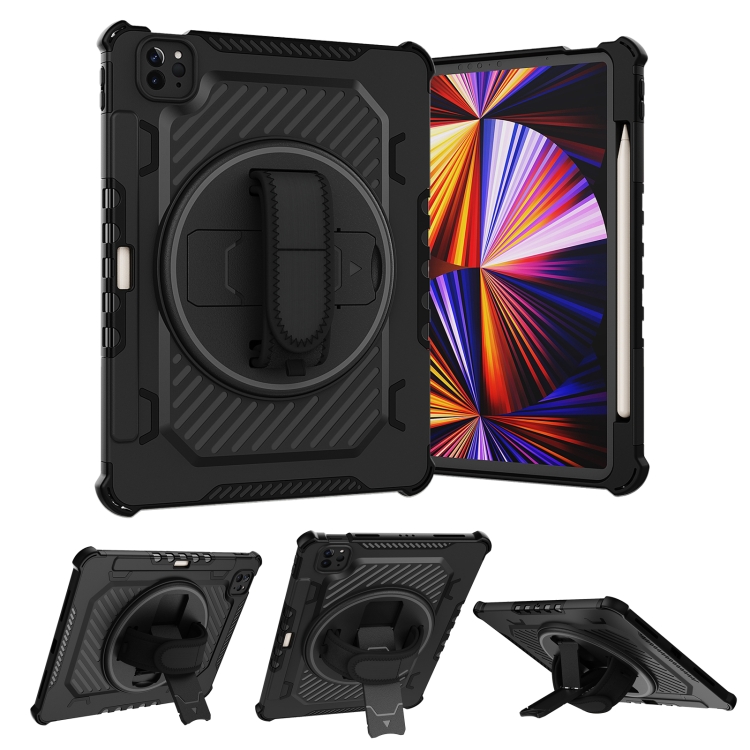 2 in 1 Shockproof Tablet Case with Holder & Hand Strap For iPad Pro 11 inch 2022/2021/2020/2018 / Air5 2022/Air4 2020(Black)
2 in 1 Shockproof Tablet Case with Holder & Hand Strap For iPad Pro 11 inch 2022/2021/2020/2018 / Air5 2022/Air4 2020(Black)
