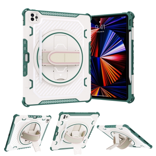 For iPad Pro 12.9 inch 2022/2021/2020/2018 2 in 1 Shockproof Tablet Case with Holder & Hand Strap(Green)
For iPad Pro 12.9 inch 2022/2021/2020/2018 2 in 1 Shockproof Tablet Case with Holder & Hand Strap(Green)